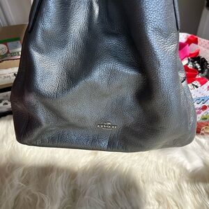 Coach Metallic Leather Bag